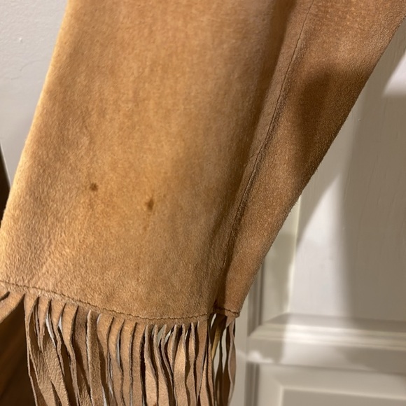 Mixit Fringe Suede/Leather Fringe Jacket size Large 😘 - Picture 11 of 12